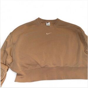 Oversized Nike Brown Crewneck Sweatshirt